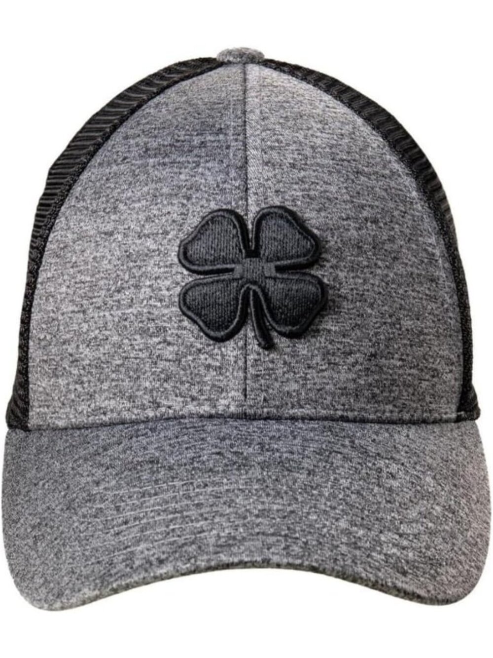 Unisex Black Heather Fitted Golf Hat - Stylish, Comfortable, Perfect for Sports